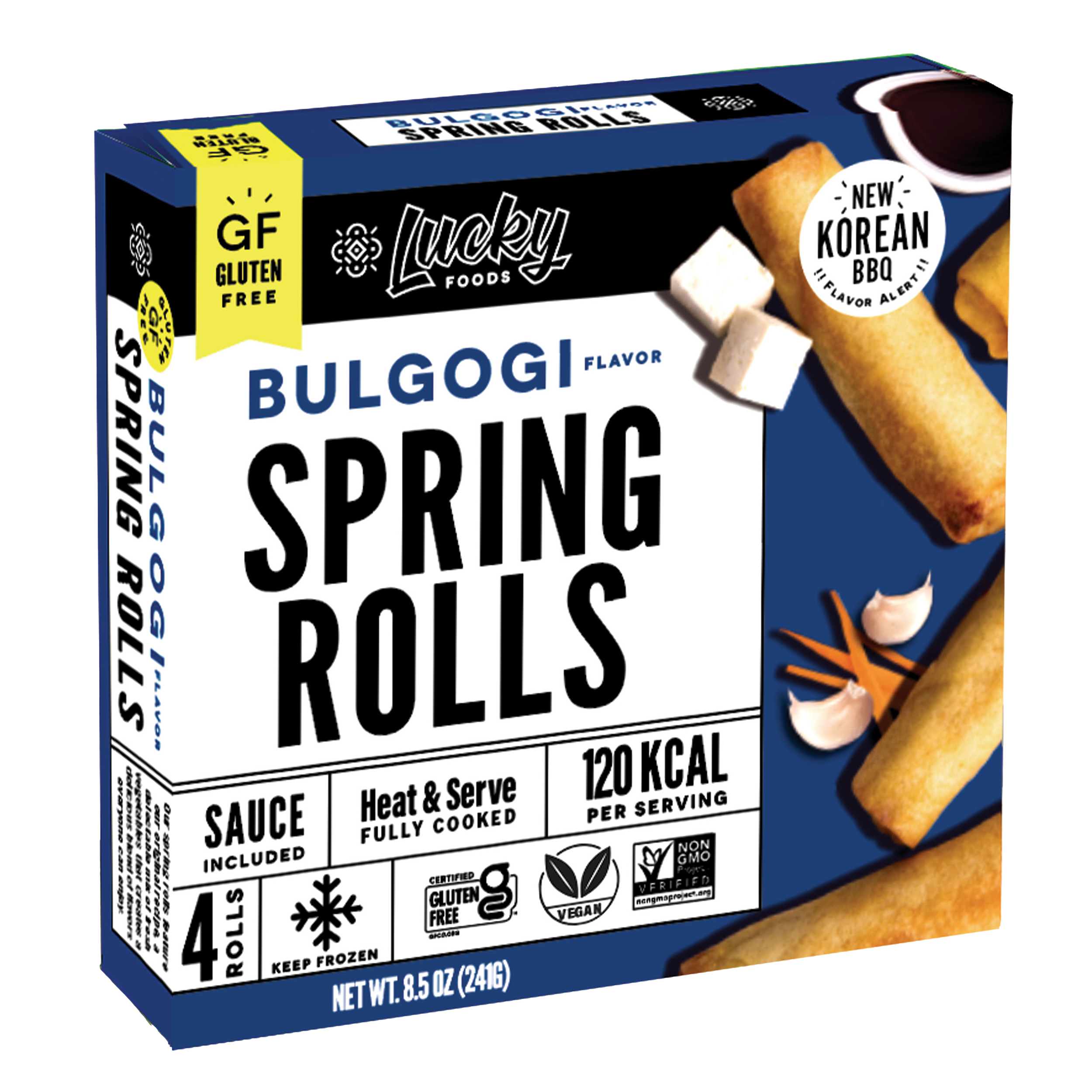 Gluten Free Bulgogi Spring Roll – Lucky Foods Gluten Free Bulgogi Spring Roll – Lucky Foods