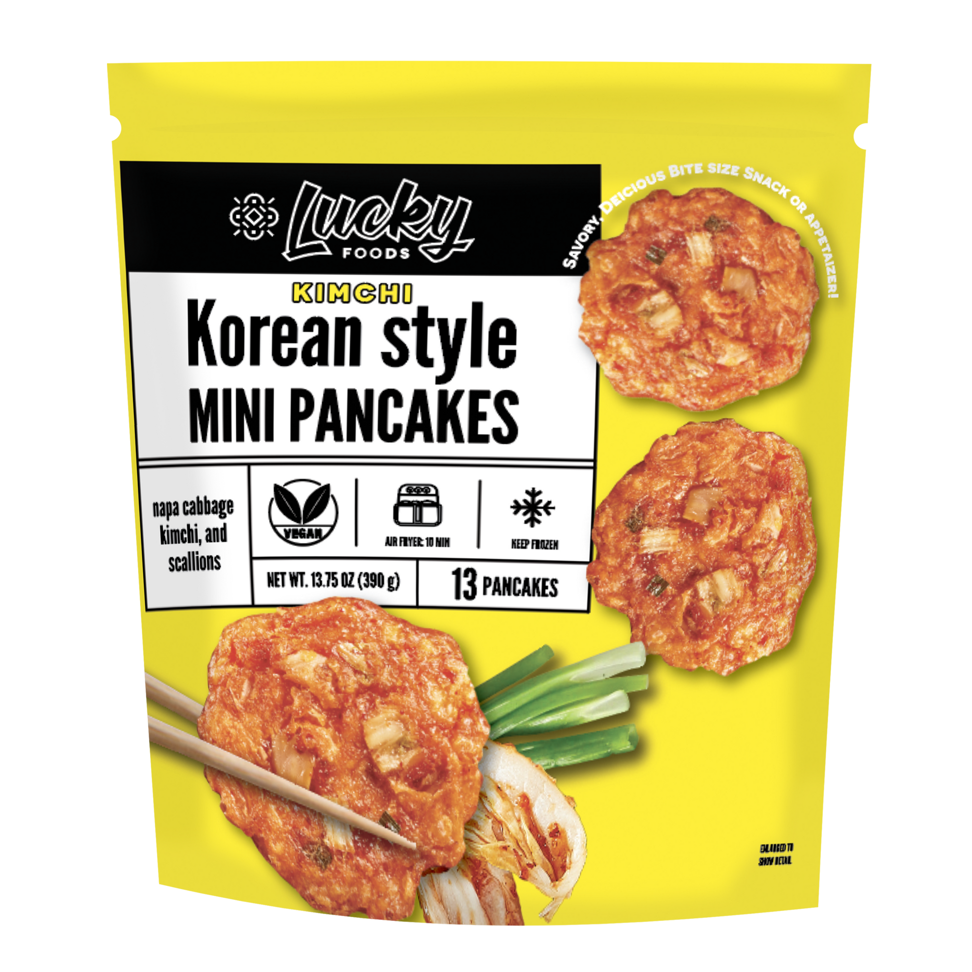 Kimchi mini pancakes