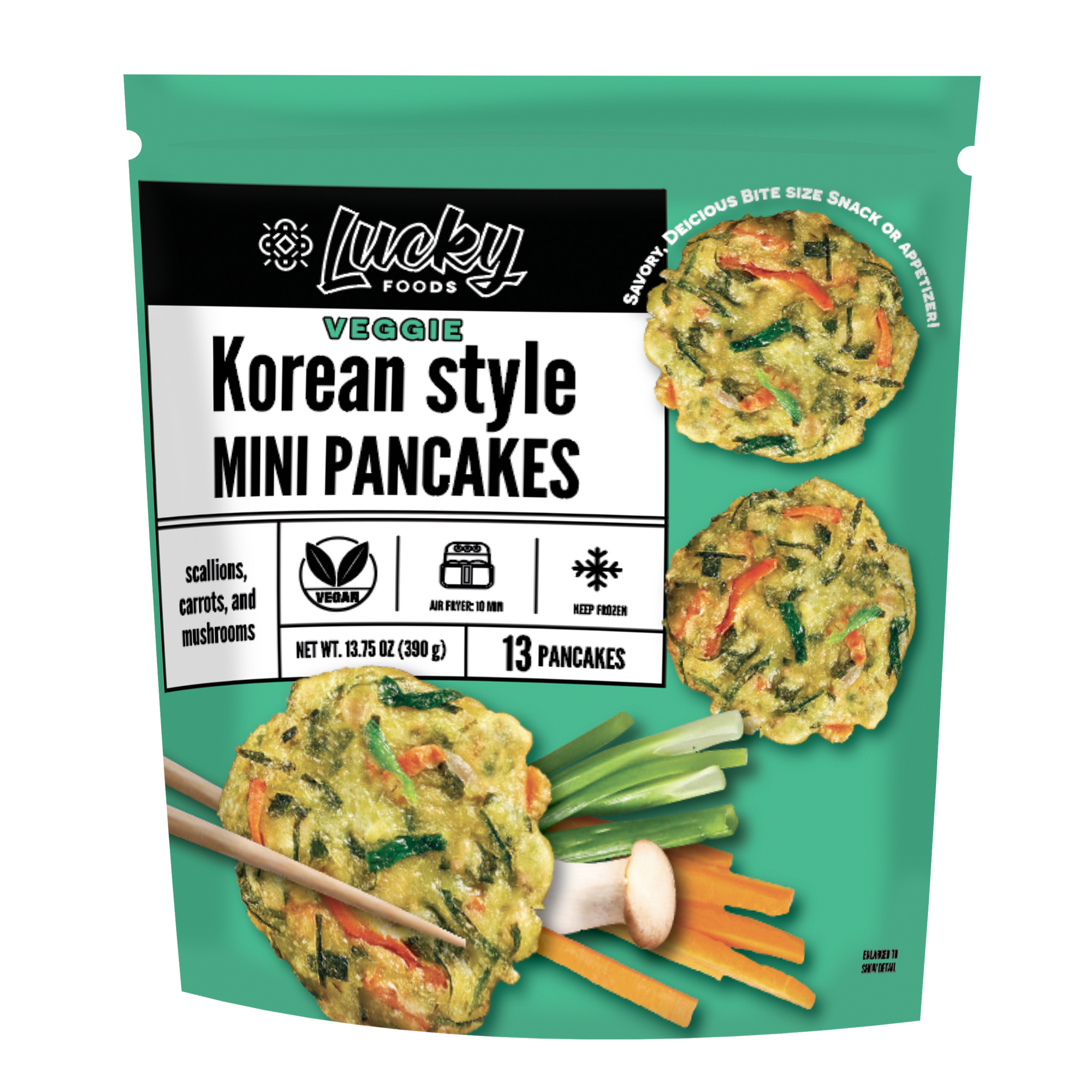 Veggie mini pancakes