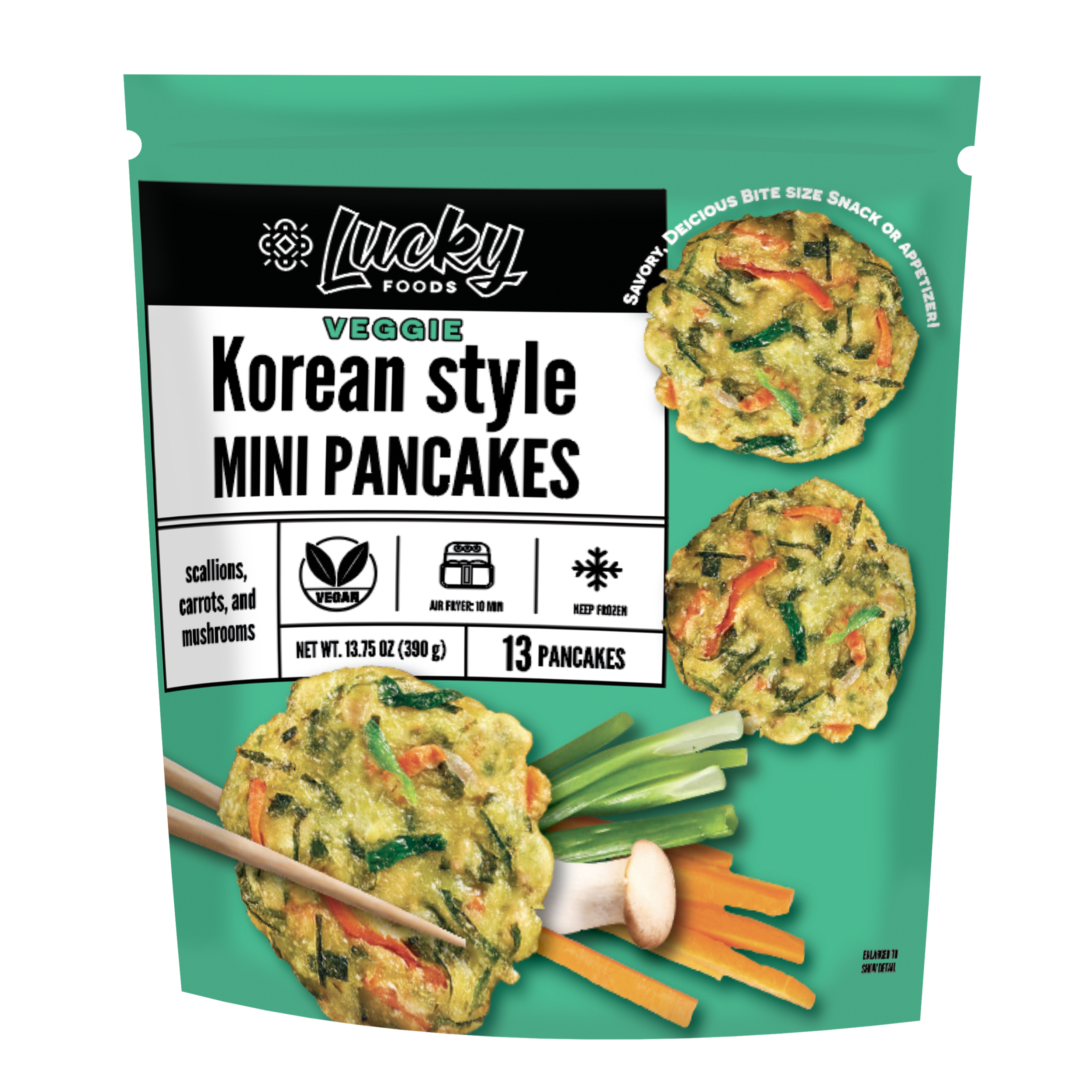 Veggie mini pancakes