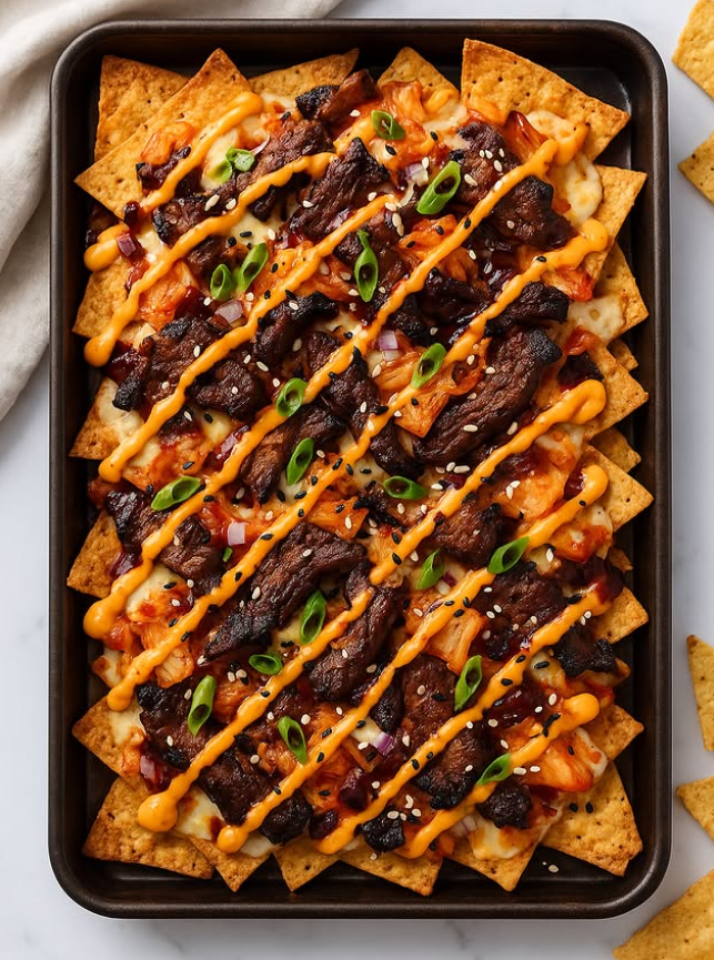 Kimchi Bulgogi Nachos