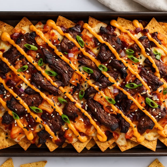 Kimchi Bulgogi Nachos