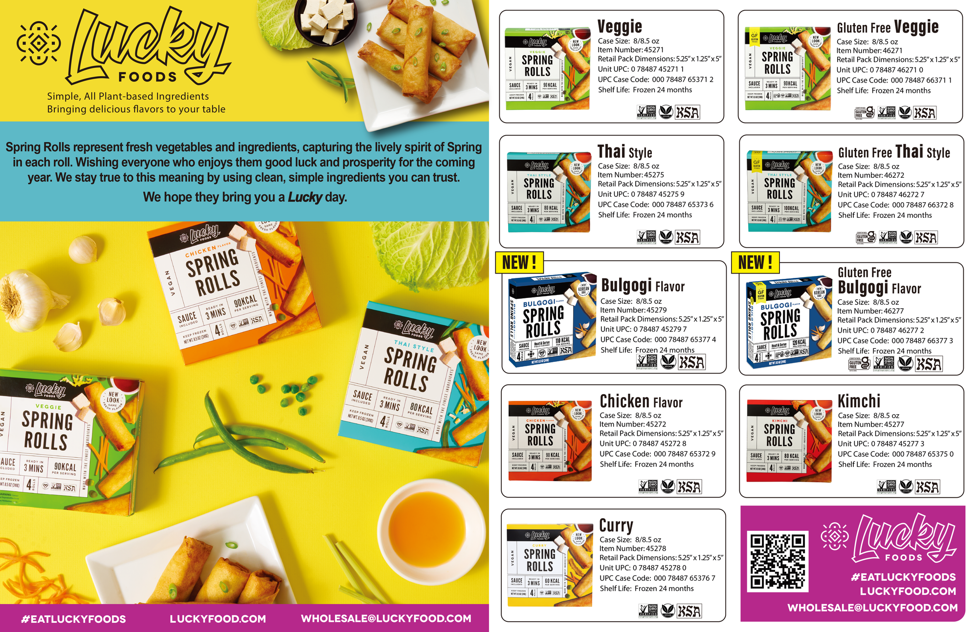 Spring Roll Sell Sheet