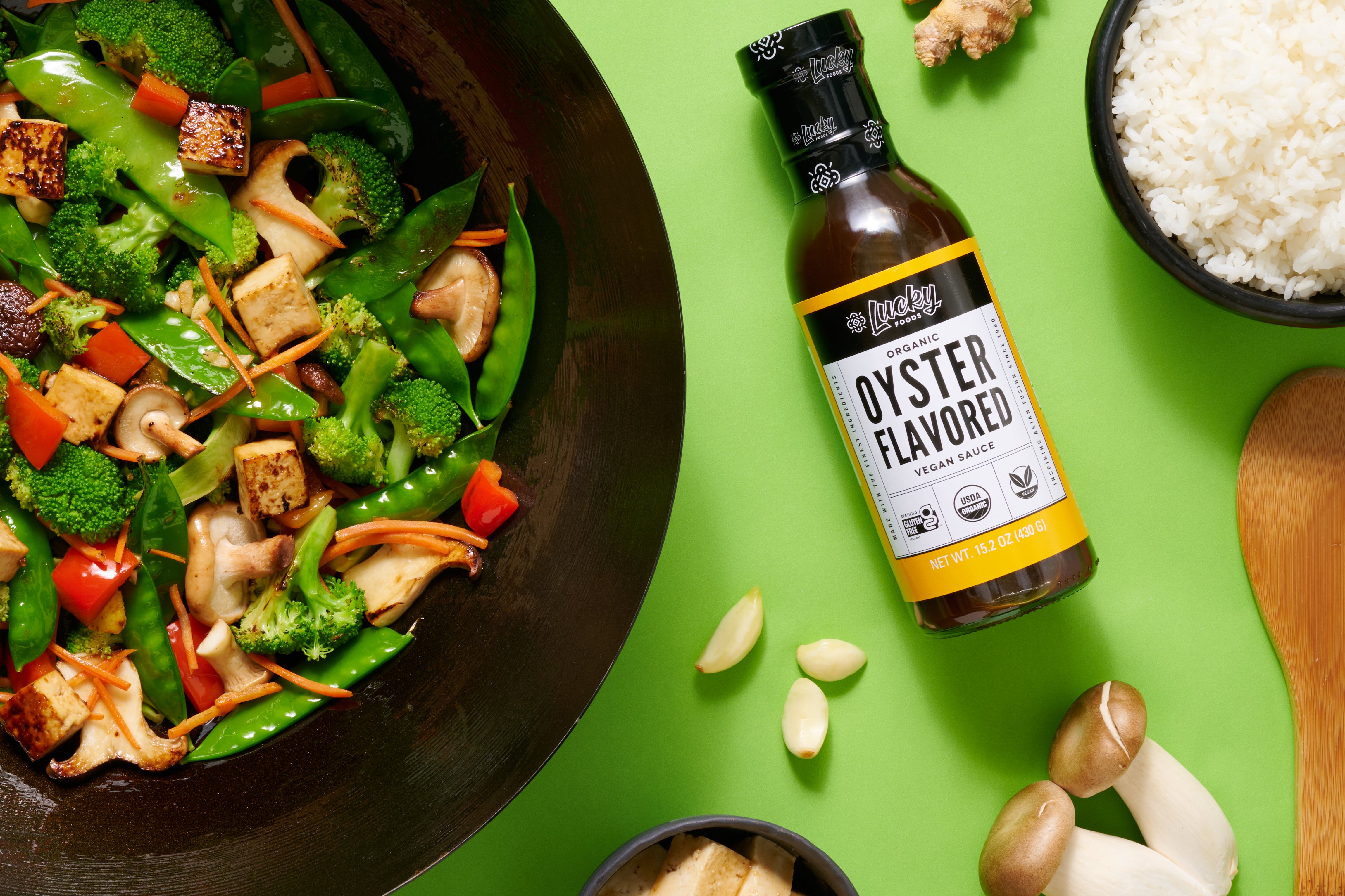 whole food plant based stir fry sauce Oyster Flavor sauce – Lucky Foods