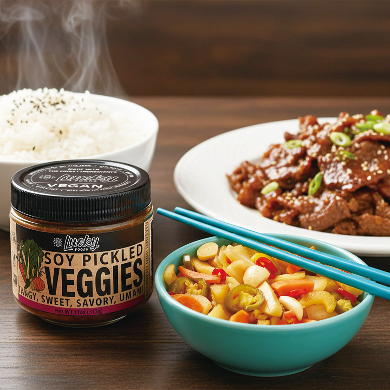 Soy Pickled Veggies