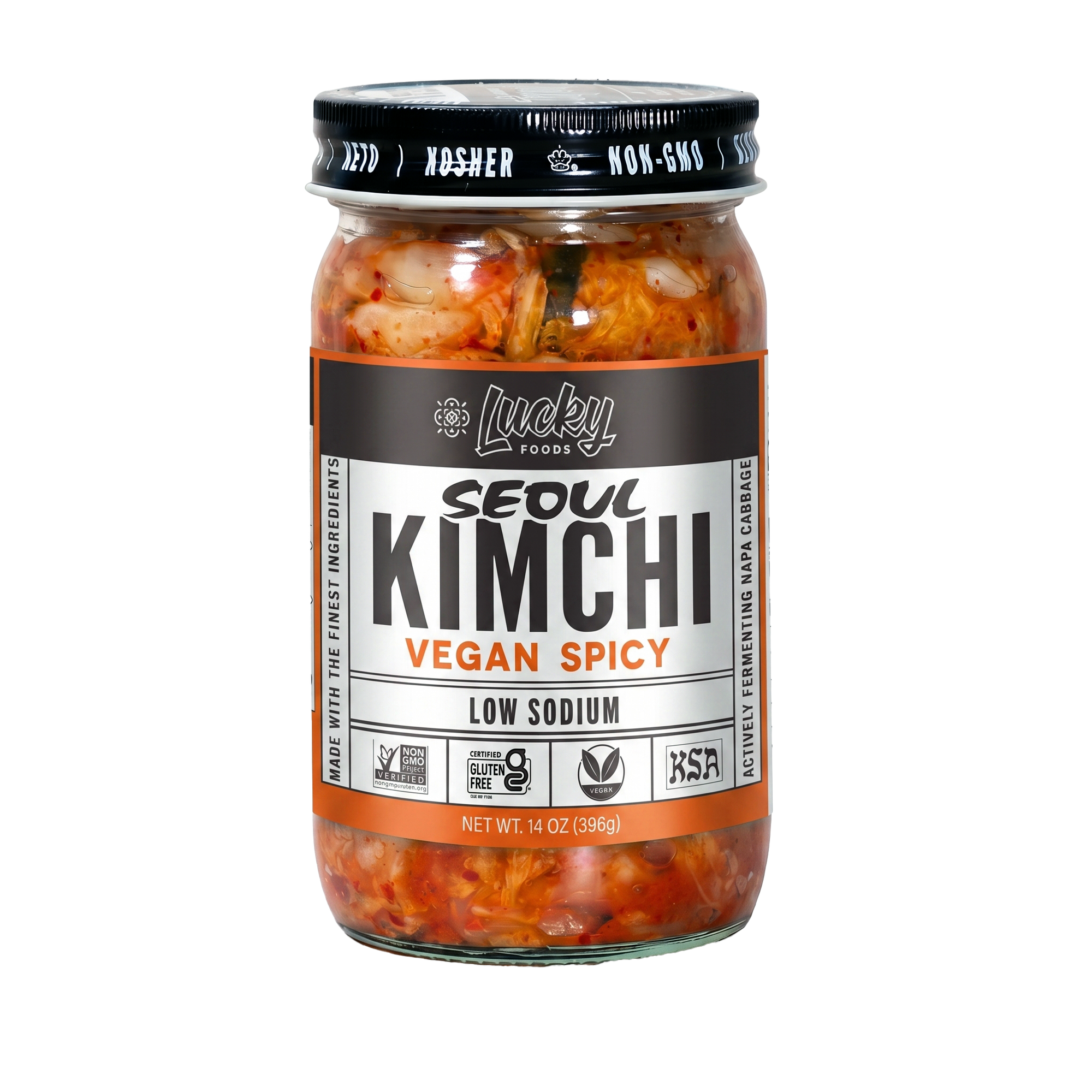 Kimchi picante vegano de Seúl
