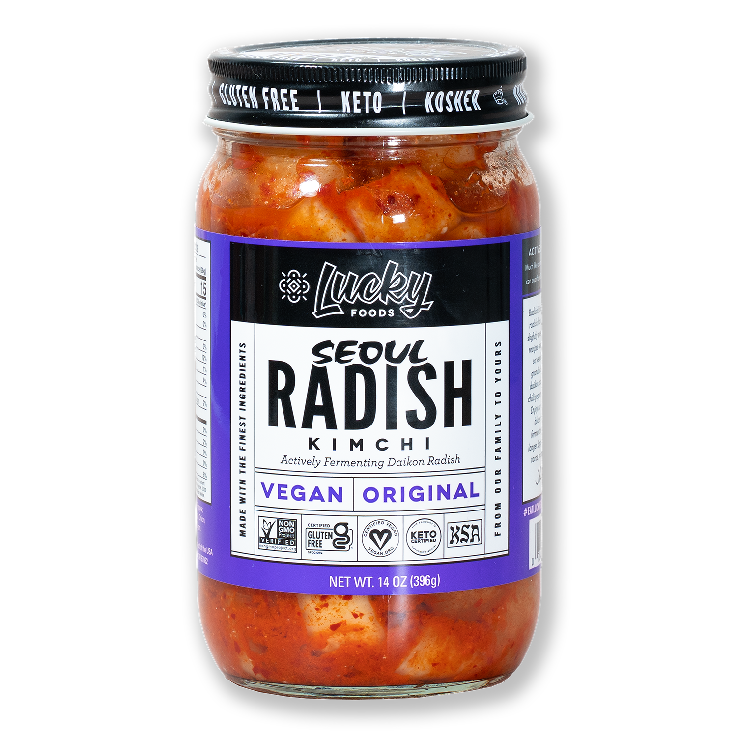 Vegan Seoul Radish Kimchi