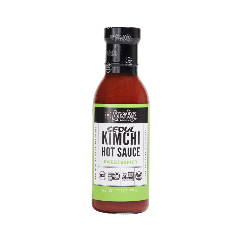Sweet and Spicy Kimchi Hot Sauce