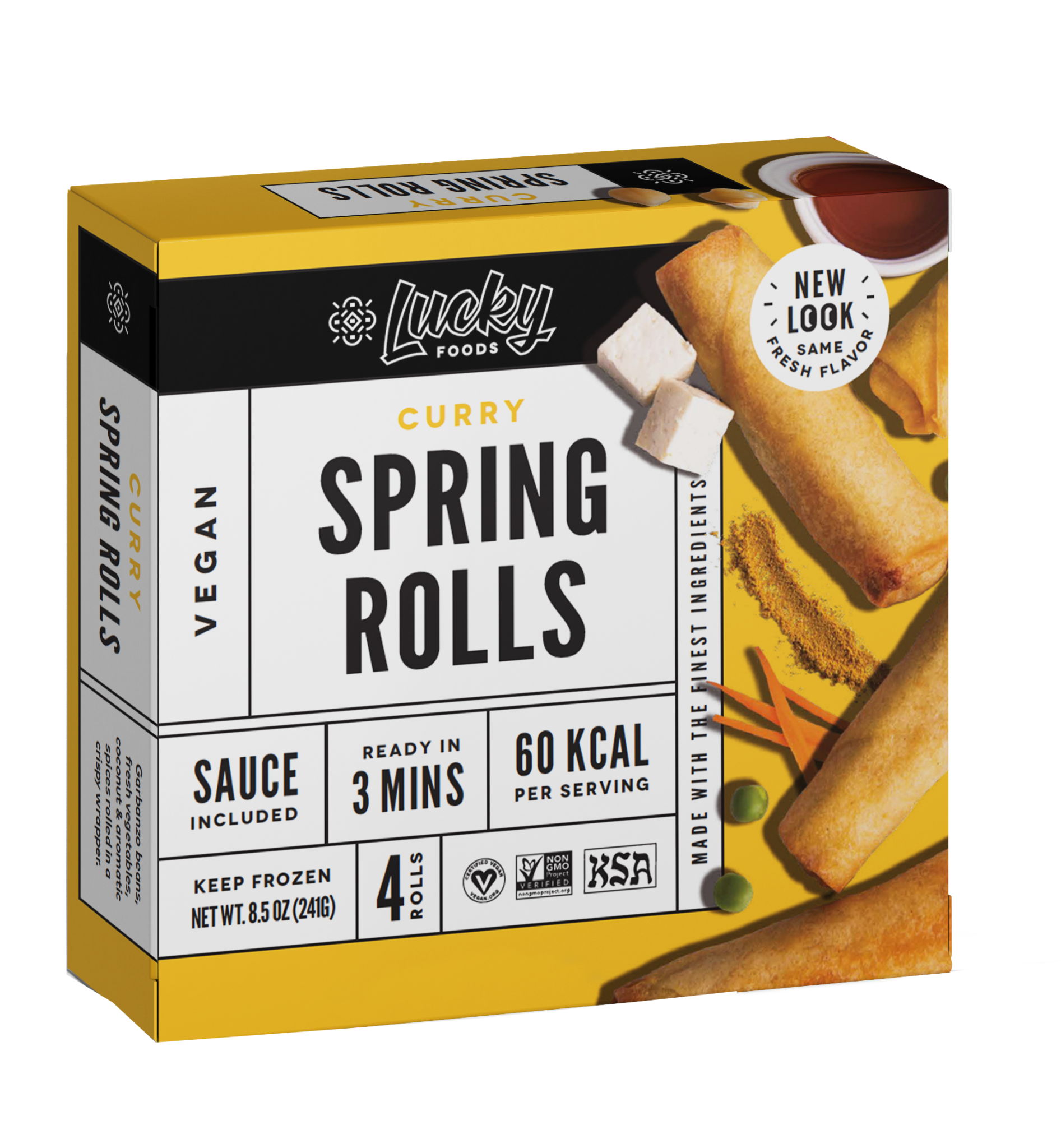 vegan curry spring roll
